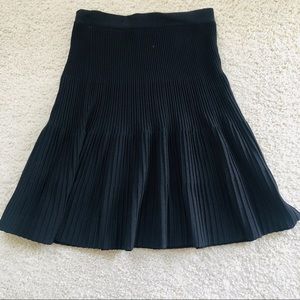 Pinko pleated black fit & flair black skirt Size S